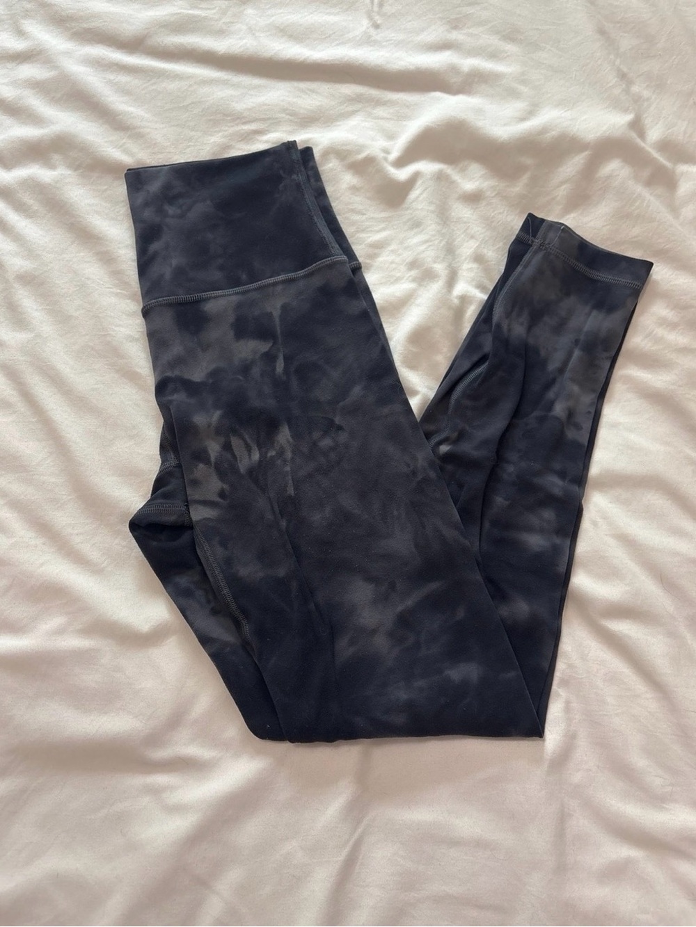 lululemon athletica Black Tie-Dye Leggings